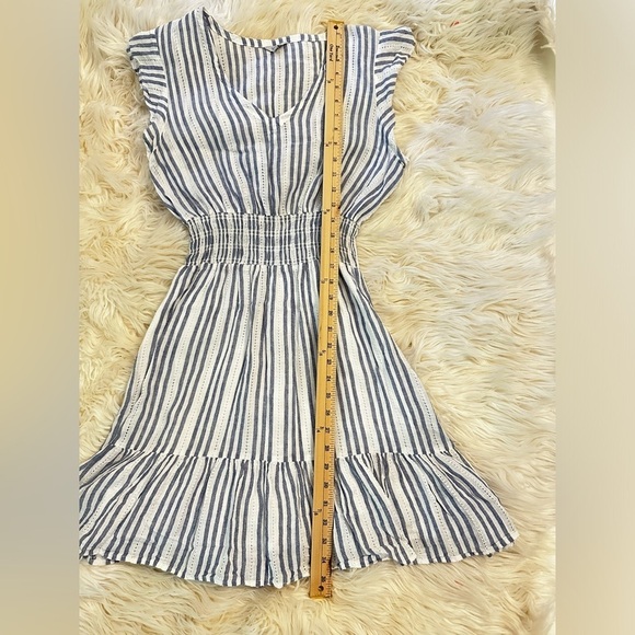 Rails Striped V-Neck Mini Dress - Picture 8 of 10